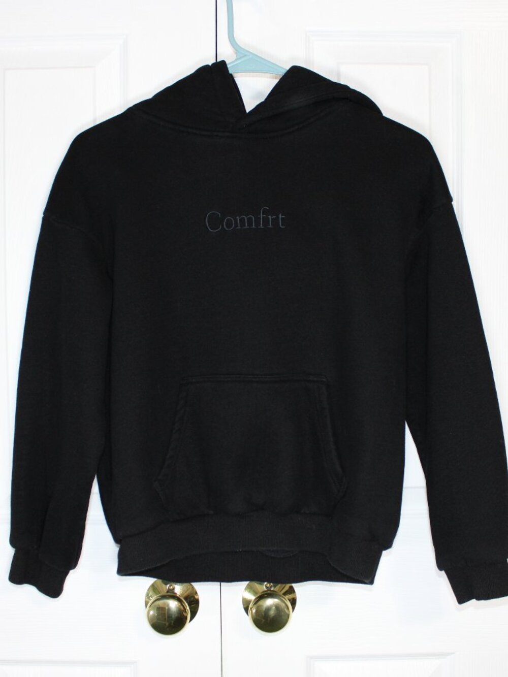 Kids Comfrt Black Signature Hoodie